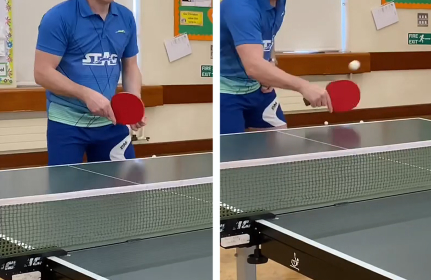What is Chop Block in Table Tennis