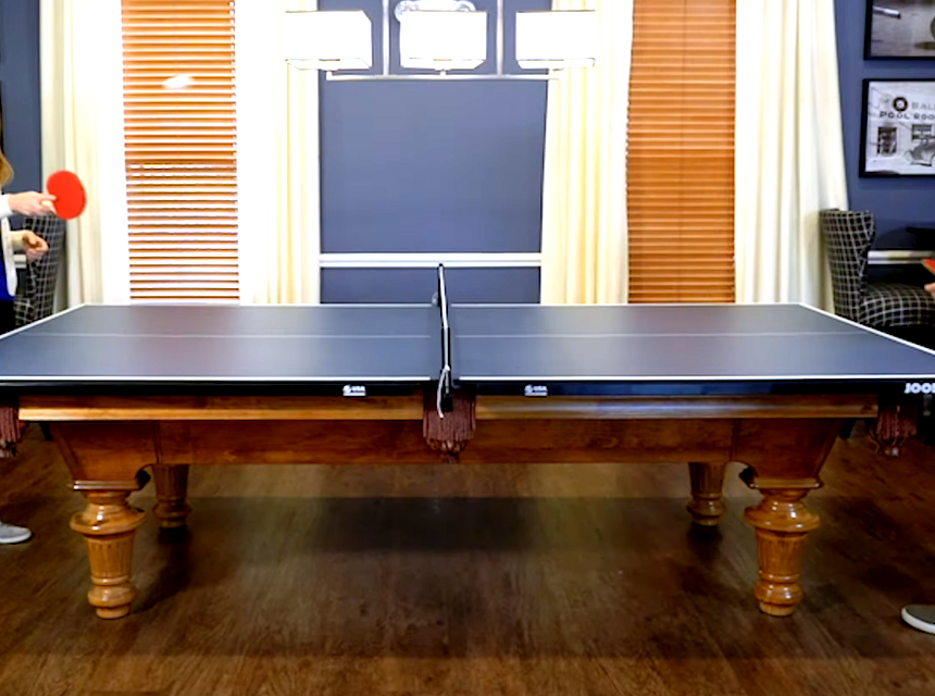 How to set up table tennis conversion top