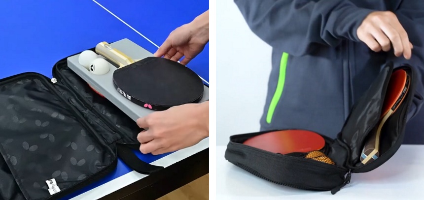 Ping Pong Paddle Cases Size